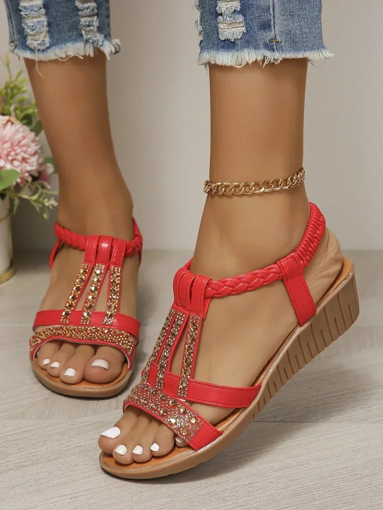 Women's Casual Footwear Sandals Footwear for Summer Holidays Weddings Parties and Everyday Wear