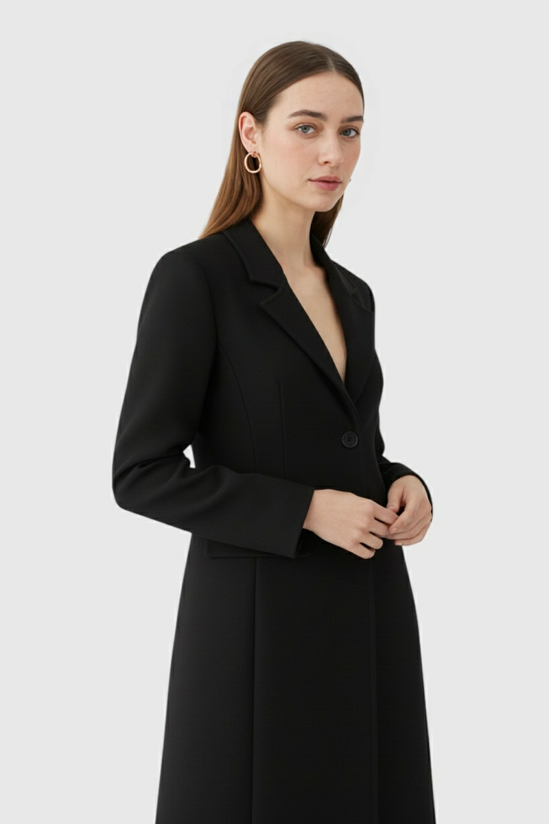 Women's Long Winter Coat Stylish Warm Outerwear Full-Zip Hooded Casual
