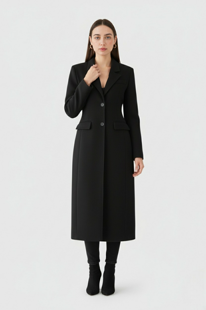 Women's Long Winter Coat Stylish Warm Outerwear Full-Zip Hooded Casual