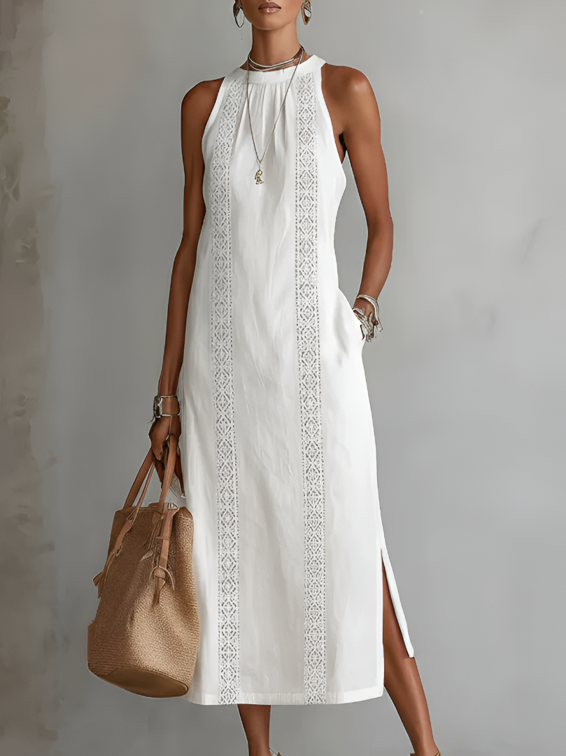 Women's Midi Mao Dress Outfit for Summer Holidays Weddings Parties and Everyday Wear