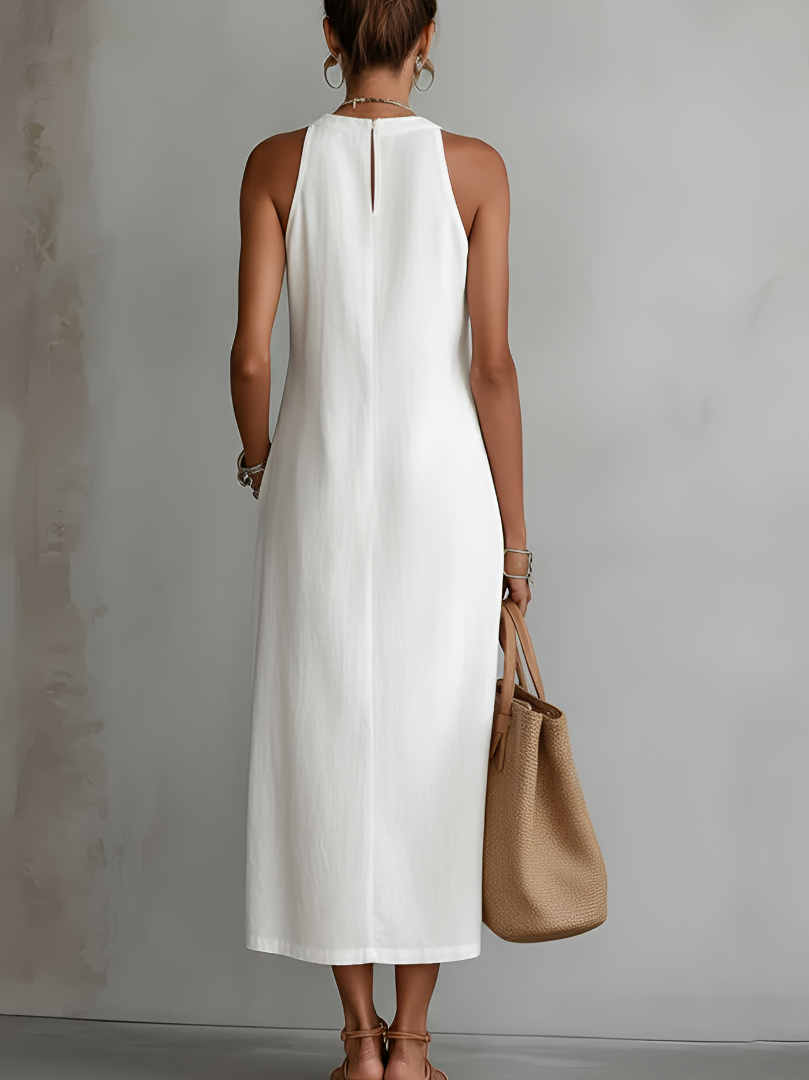 Women's Midi Mao Dress Outfit for Summer Holidays Weddings Parties and Everyday Wear