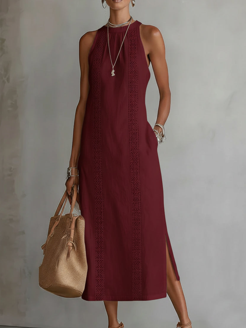 Women's Midi Mao Dress Outfit for Summer Holidays Weddings Parties and Everyday Wear