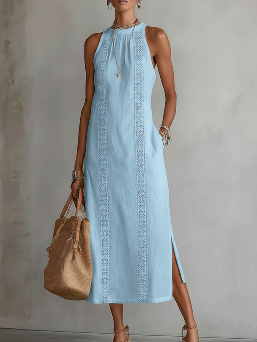 Women's Midi Mao Dress Outfit for Summer Holidays Weddings Parties and Everyday Wear