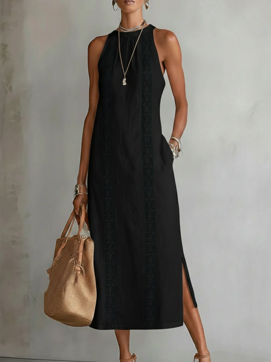 Women's Midi Mao Dress Outfit for Summer Holidays Weddings Parties and Everyday Wear