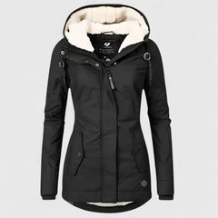 Women's Sophisticated Overcoat Tailored Fit Long Sleeve Classic Style Elegant