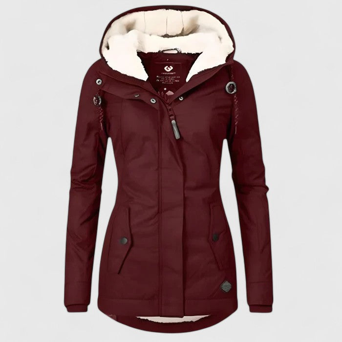 Women's Tailored Jacket Fitted Long Sleeve Notched Collar Smart-Casual