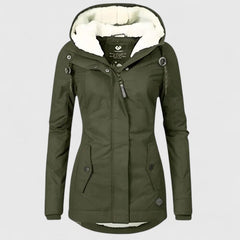 Women's Tailored Jacket Fitted Long Sleeve Notched Collar Smart-Casual