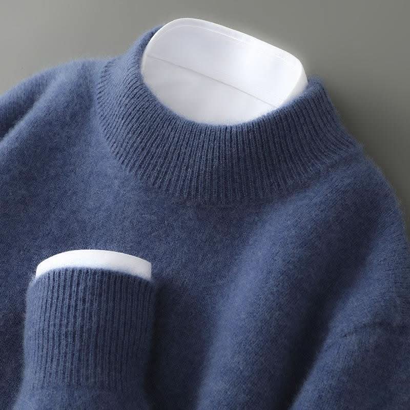 Women's Classic Cashmere Sweater Relaxed Fit Long Sleeve Crew Neck Versatile Everyday