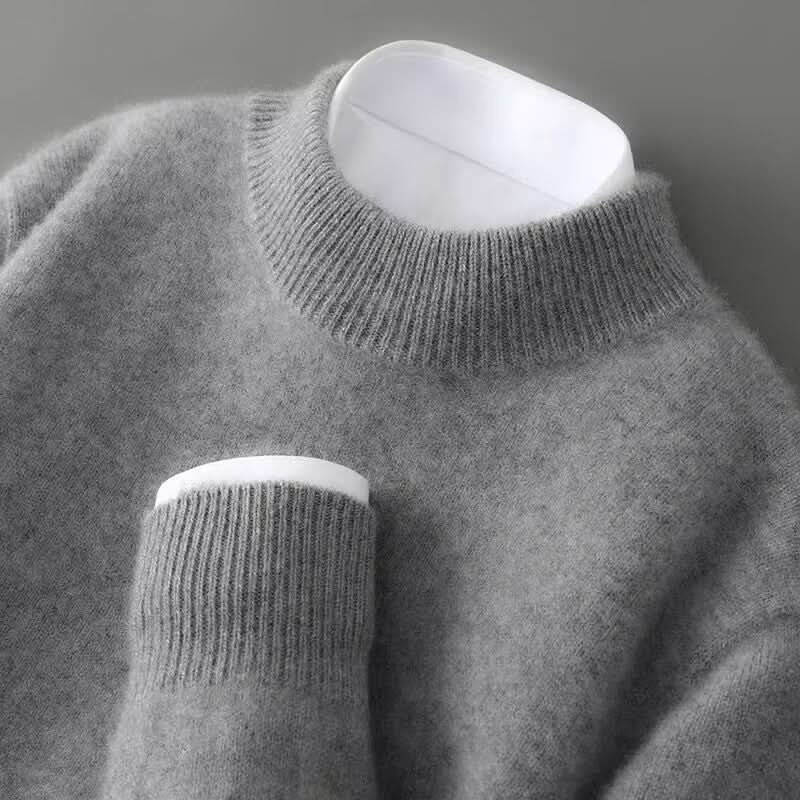 Women's Classic Cashmere Sweater Relaxed Fit Long Sleeve Crew Neck Versatile Everyday