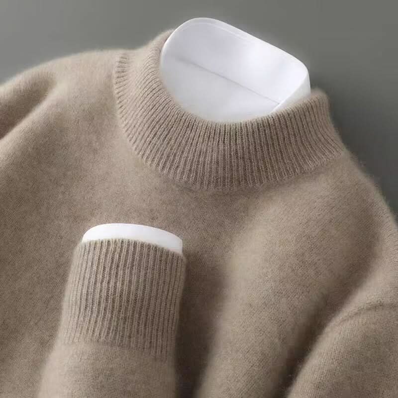 Women's Classic Cashmere Sweater Relaxed Fit Long Sleeve Crew Neck Versatile Everyday
