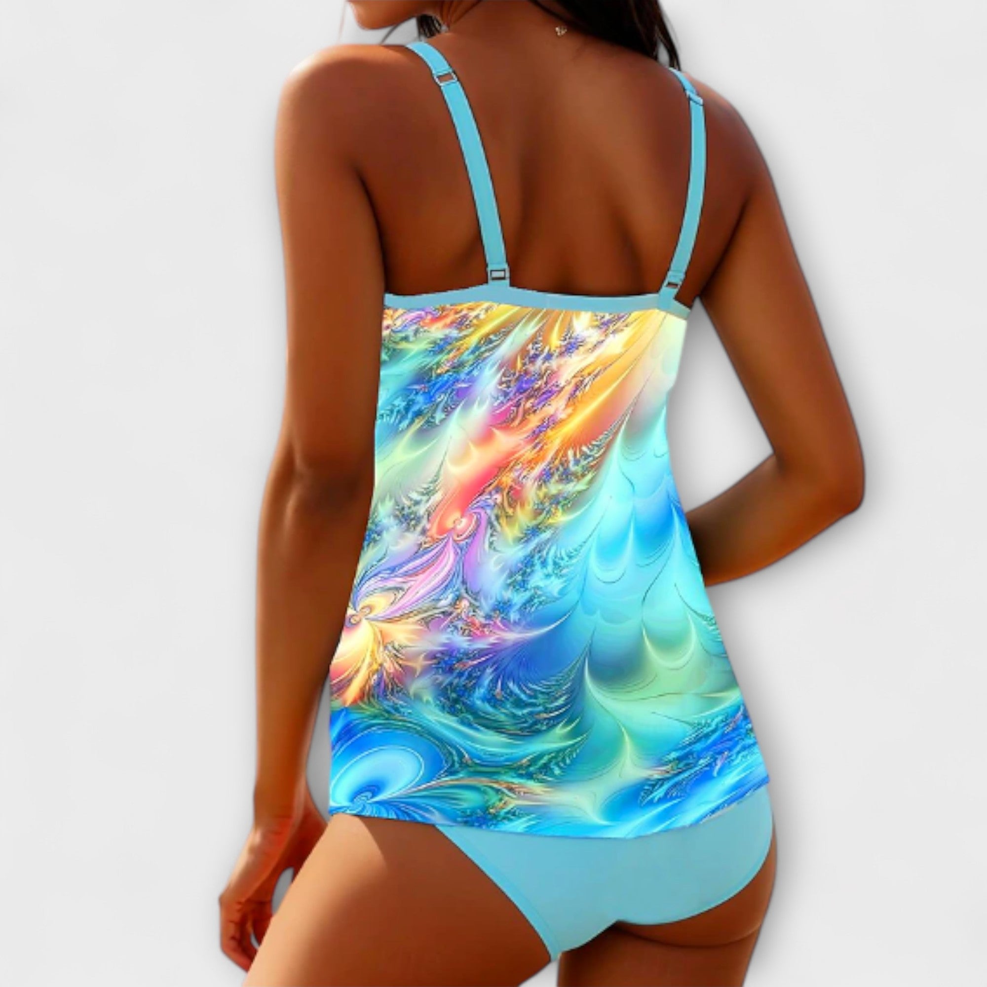 Women's Tankini Set Swimwear for the Beach Poolside Holidays and Summer Sunbathing