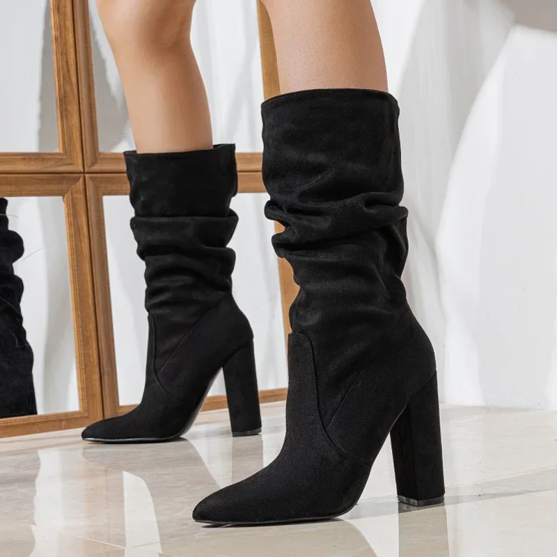 Women's Slouchy Casual Boots Footwear for Summer Holidays Weddings Parties and Everyday Wear