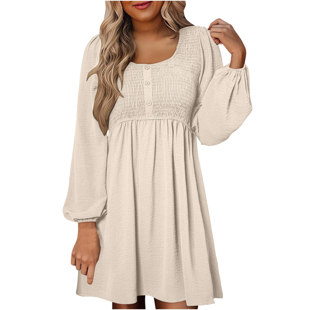 Women’s Elegant Smocked Empire Waist Dress | Mini