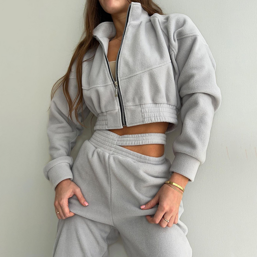 Women's Elegant Tracksuit Stylish Fit Long Sleeve Casual Everyday Wear