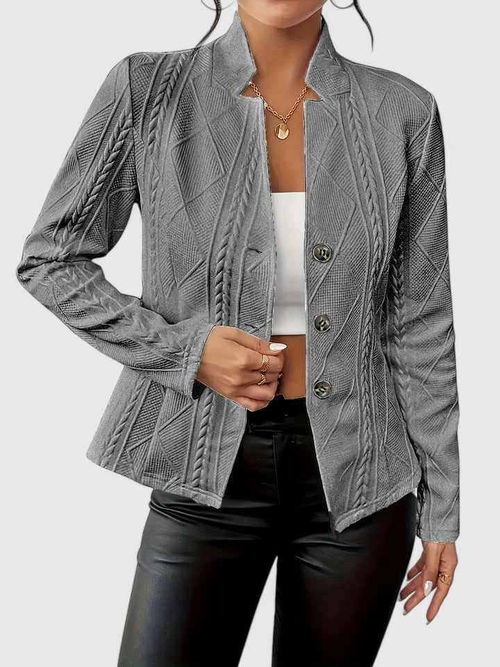 Women's Tailored Blazer Layering Outerwear for Work Autumn Winter and Everyday Wear