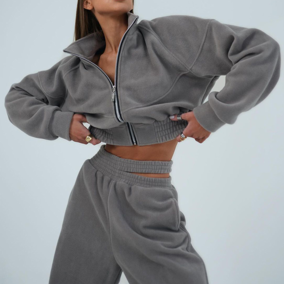 Women's Elegant Tracksuit Stylish Fit Long Sleeve Casual Everyday Wear
