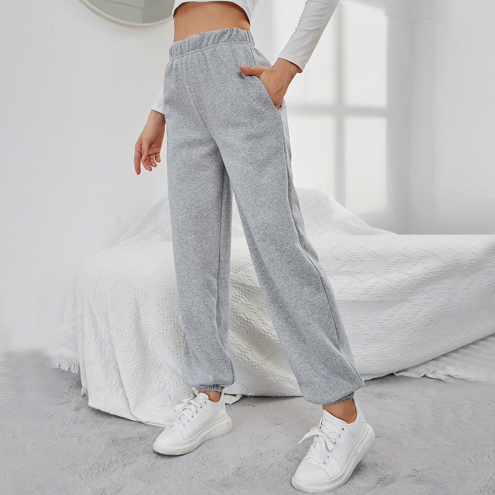 Women's Relaxed Fit Sweatpants Elastic Waist Joggers Casual Everyday Loungewear