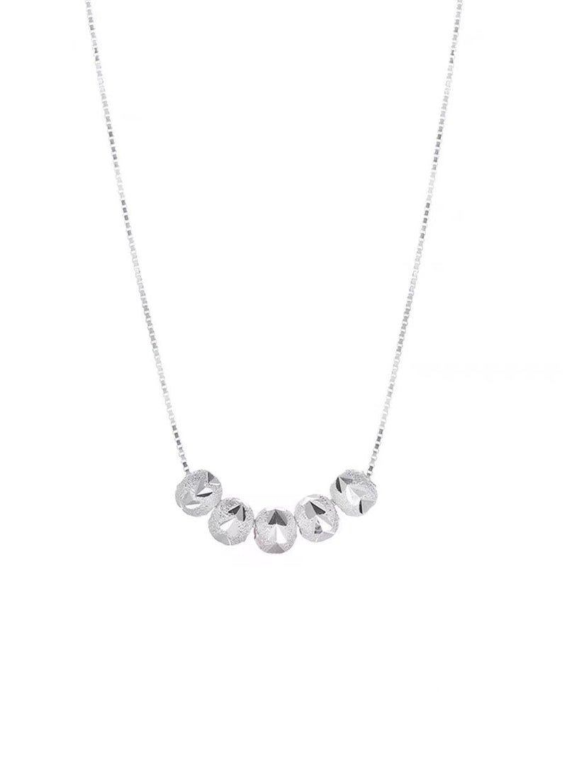 Women's White Gold Necklace Statement Jewellery Jewelry Gift for Women Weddings Parties Prom and Everyday Wear