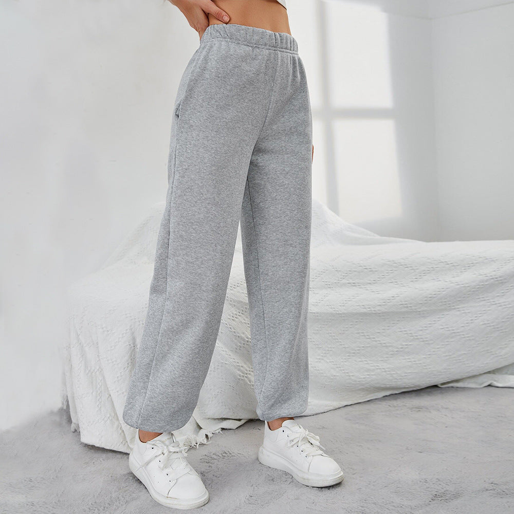Women's Relaxed Fit Sweatpants Elastic Waist Joggers Casual Everyday Loungewear