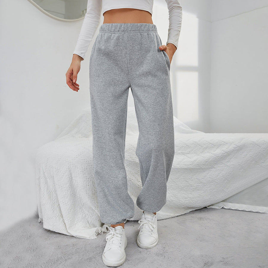 Women's Relaxed Fit Sweatpants Elastic Waist Joggers Casual Everyday Loungewear