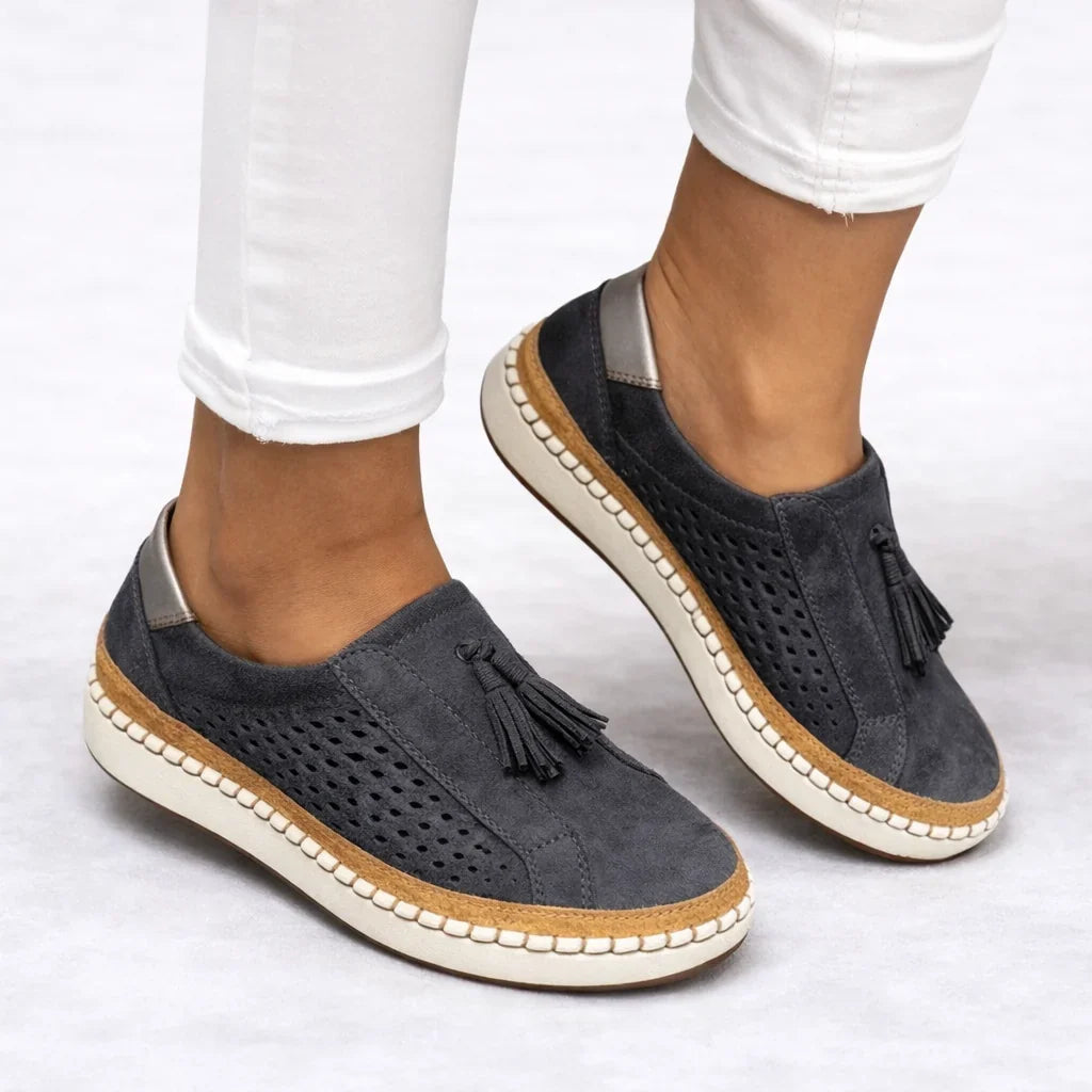 Women's Slip-On Shoes Wide Fit Casual Everyday Stylish Comfort