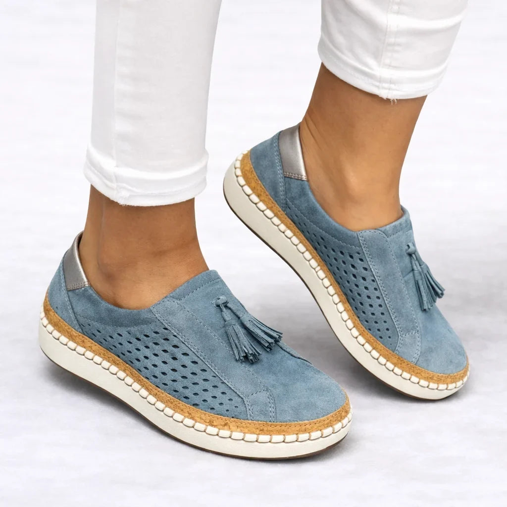 Women's Slip-On Shoes Wide Fit Casual Everyday Stylish Comfort