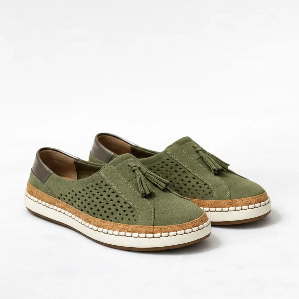 Women's Slip-On Shoes Wide Fit Casual Everyday Stylish Comfort