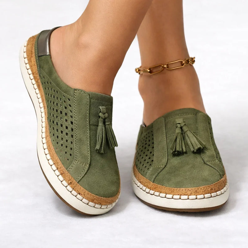 Women's Slip-On Shoes Wide Fit Casual Everyday Stylish Comfort