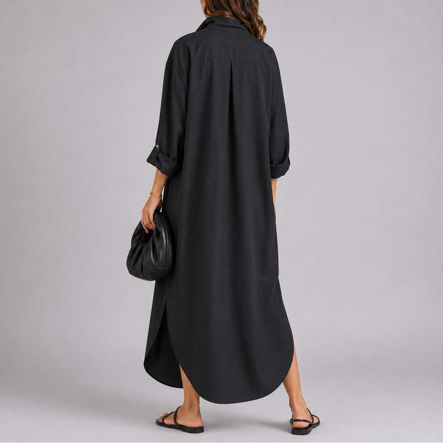 Women's Maxi Dress Relaxed Fit Sleeveless V-Neck Effortless Style Everyday