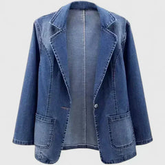 Women's Elegant Jacket Tailored Fit Long Sleeve Classic Styling Layering