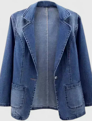 Women's Elegant Jacket Tailored Fit Long Sleeve Classic Styling Layering