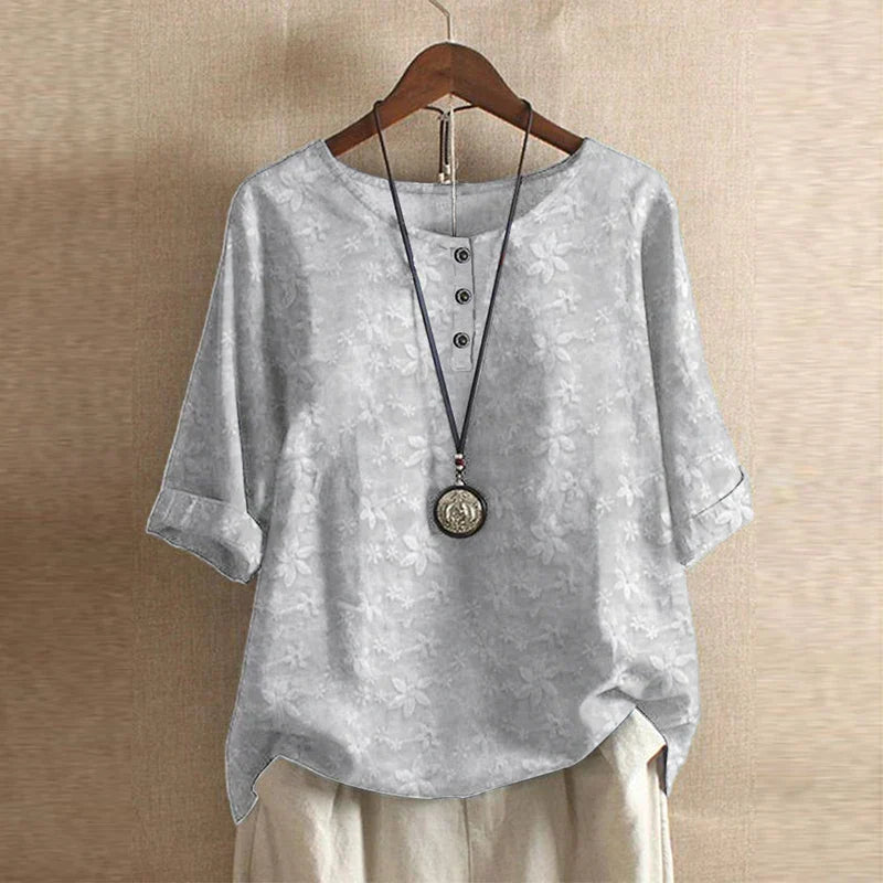 Women's Retro-Inspired Blouse Top Outfit for Work Brunch Casual Days and Everyday Wear