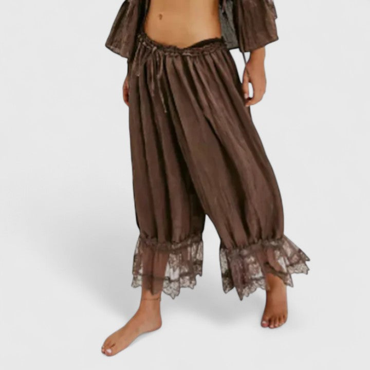 Women's Relaxed Trousers Pants Outfit for Work Casual Days Holidays and Everyday Wear