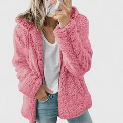 Women's Casual Jacket Relaxed Fit Long Sleeve Zipper Closure Everyday Wear