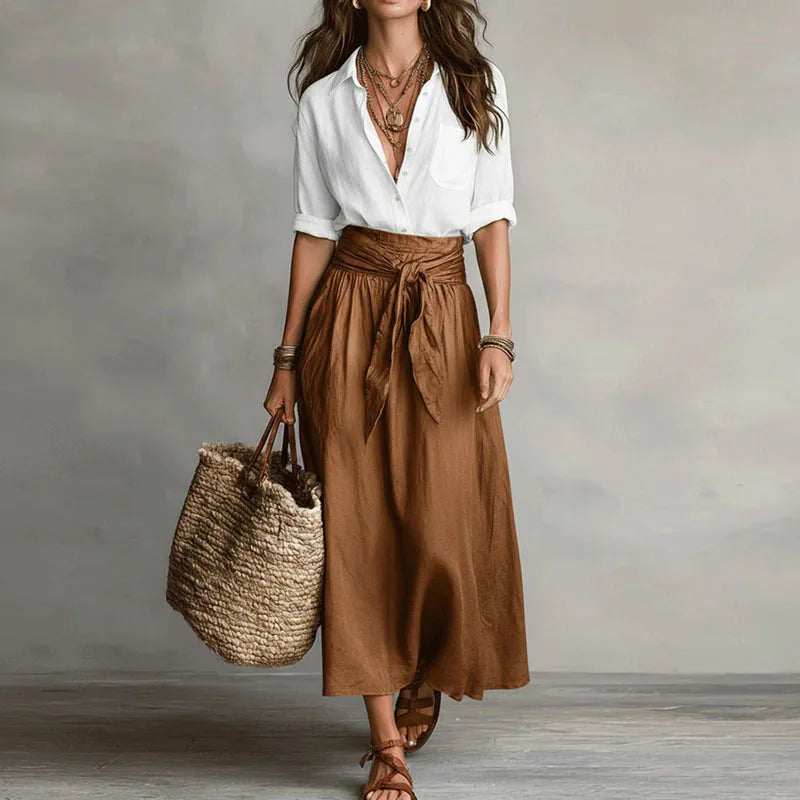 Women’s Chic Co-Ord Set | Long Sleeve Skirt Suit