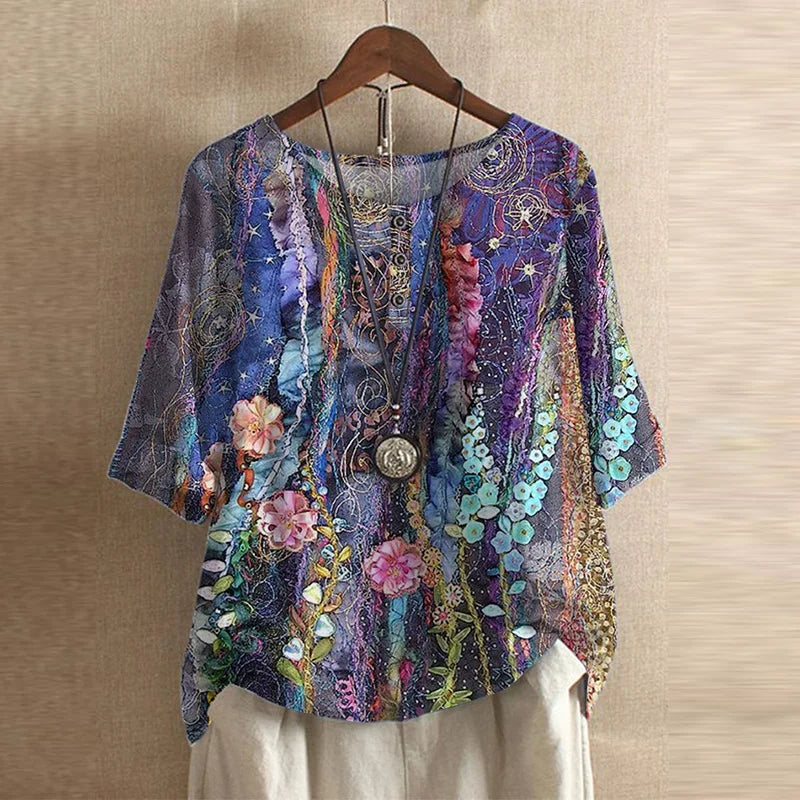 Women's Retro-Inspired Blouse Top Outfit for Work Brunch Casual Days and Everyday Wear