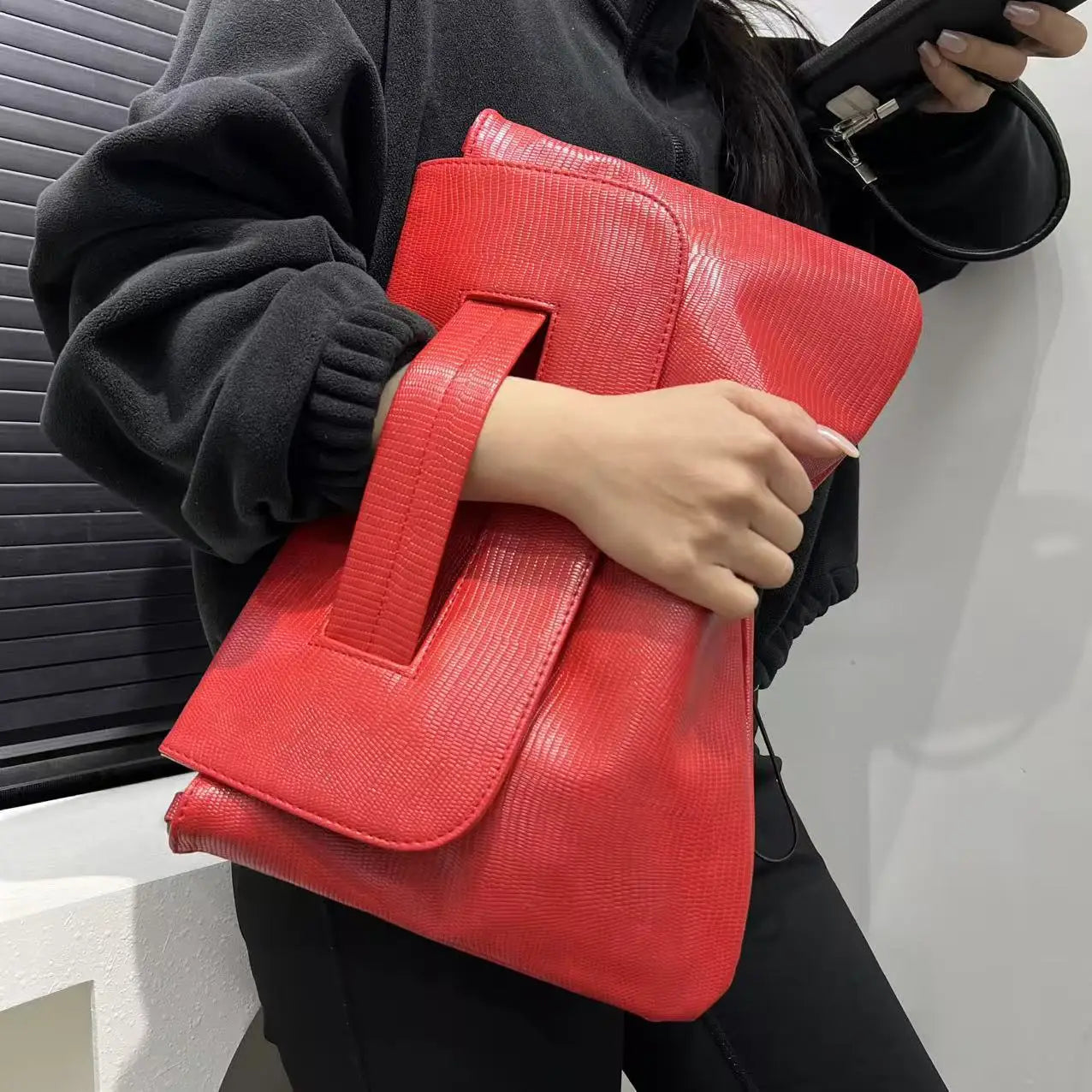 Women's Textured Shoulder Tote Purse Bag for Work Travel Holidays Shopping Commutes and Everyday Use