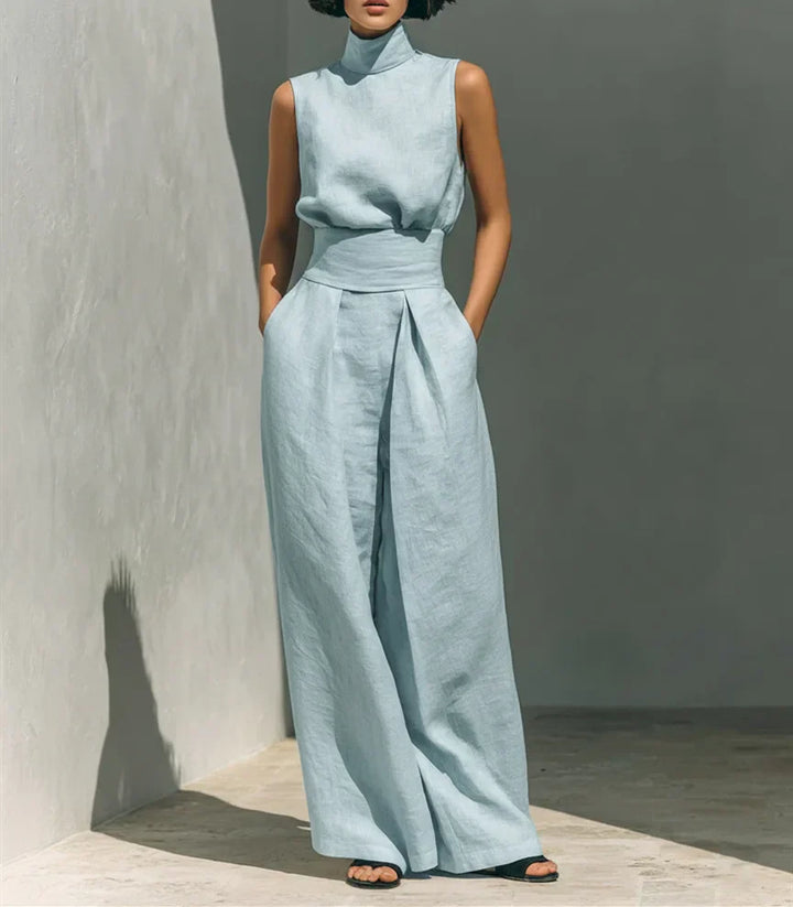 Women’s Elegant High Waist Jumpsuit | Chic