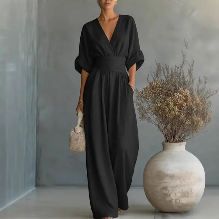 Women’s Stylish V Neck Jumpsuit | Summer
