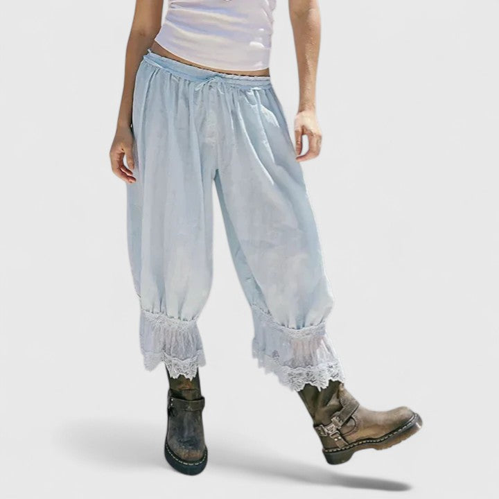 Women's Relaxed Trousers Pants Outfit for Work Casual Days Holidays and Everyday Wear