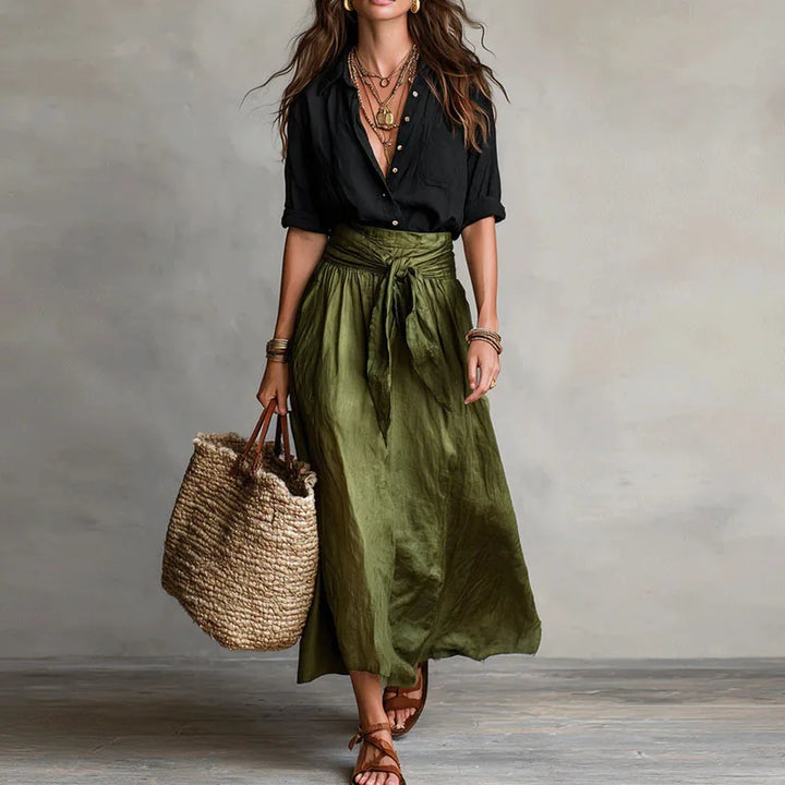 Women’s Chic Co-Ord Set | Long Sleeve Skirt Suit