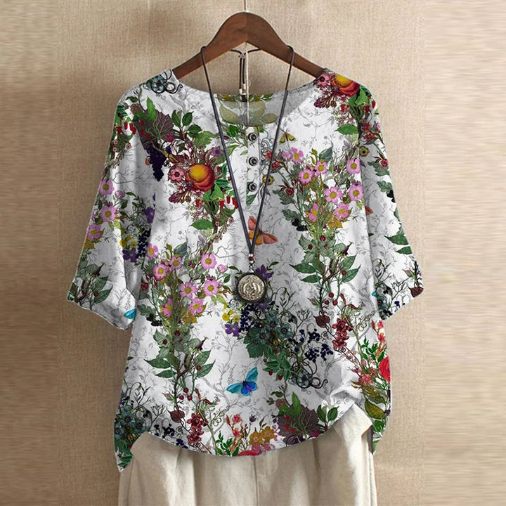Women’s Retro-Inspired Blouse | Stylish Classic Top