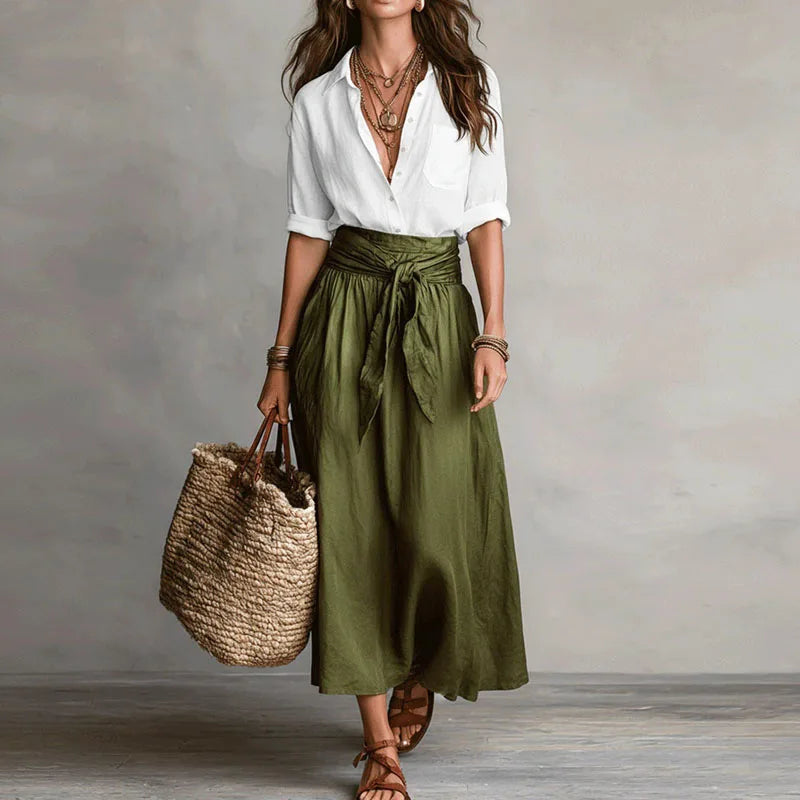 Women’s Chic Co-Ord Set | Long Sleeve Skirt Suit