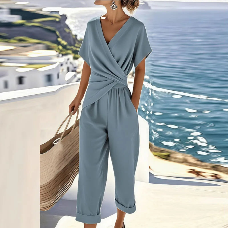 Women's Two-Piece Set Ensemble Outfit for Weddings Parties Holidays Occasions and Everyday Wear
