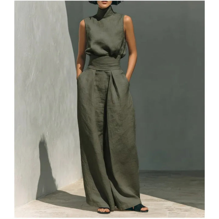 Women’s Elegant High Waist Jumpsuit | Chic