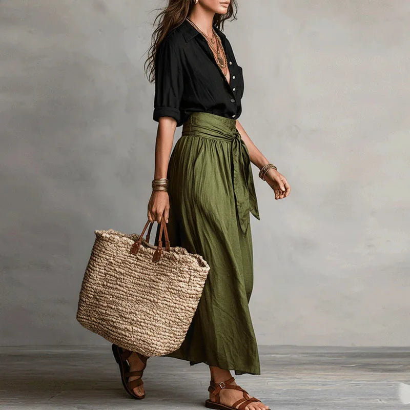 Women’s Chic Co-Ord Set | Long Sleeve Skirt Suit