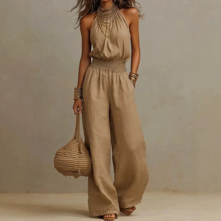 Women’s Elegant Flowing Wide Leg Jumpsuit | Chic