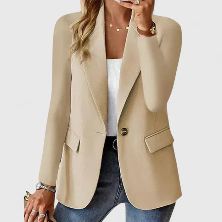 Women's Tailored Blazer Layering Outerwear for Work Autumn Winter and Everyday Wear