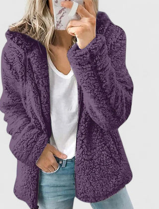 Women's Casual Jacket Relaxed Fit Long Sleeve Zipper Closure Everyday Wear