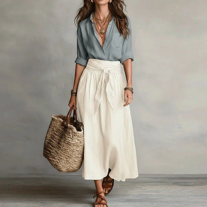 Women’s Chic Co-Ord Set | Long Sleeve Skirt Suit